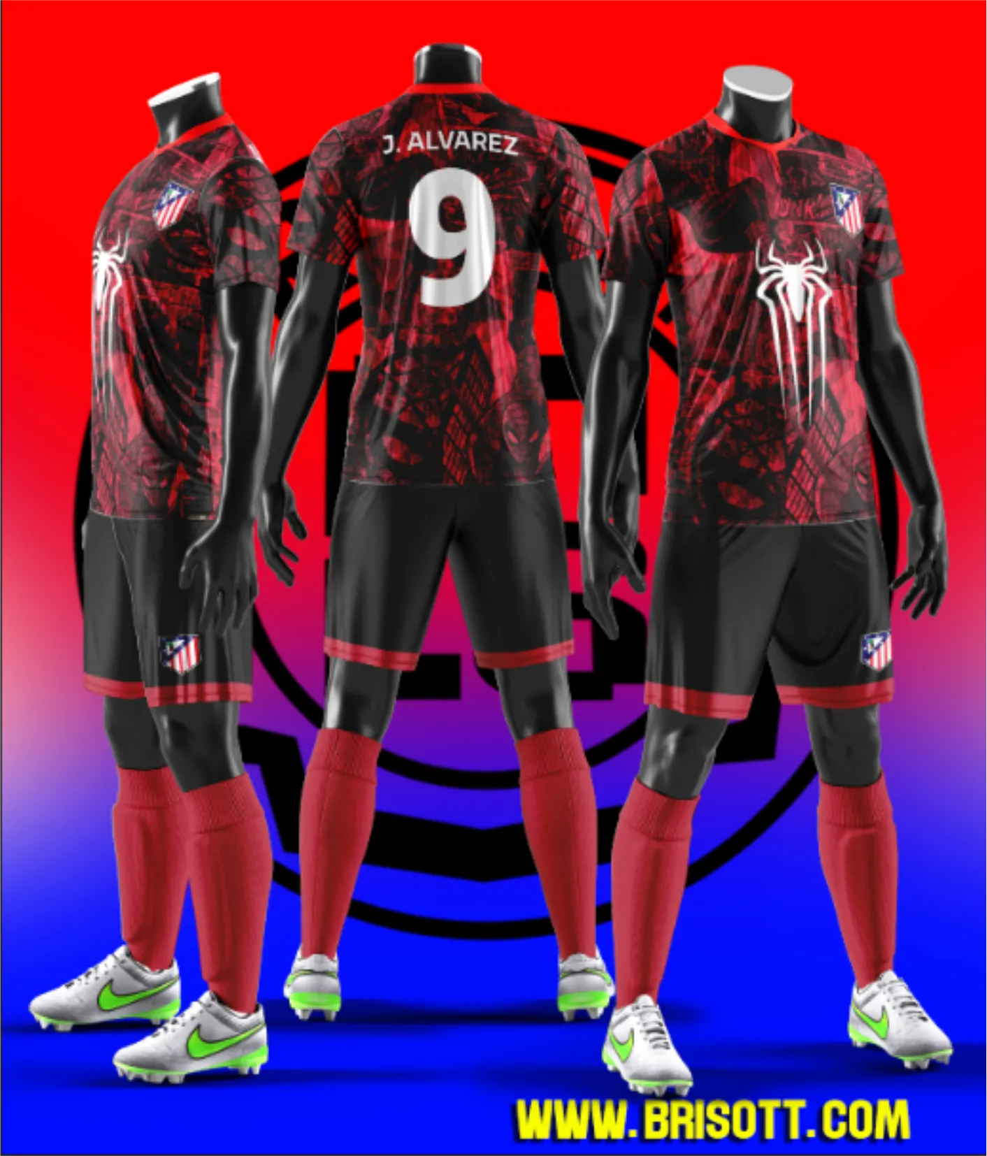 Mockup ATLETICO SPIDER MCP